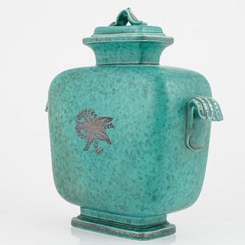 Wilhelm Kåge, an 'Argenta' stoneware urn with cover, Gustavsberg.