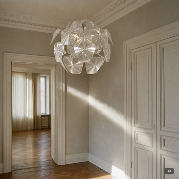 Francisco Gomez Paz & Paolo Rizzatto, taklampa, "Hope D66/12", Luceplan, Italien.