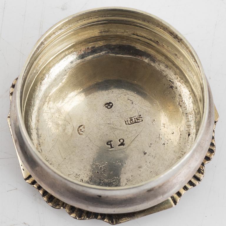 Kyrkodosor, 3 st silver, 1700-1800-tal.