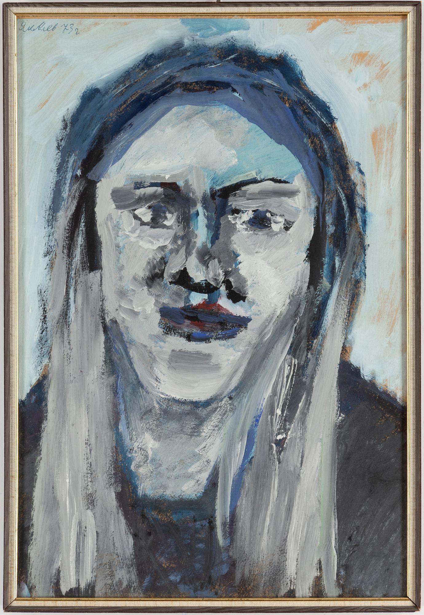 VLADIMIR IGOREVICH YAKOVLEV, mixed media on paper laid on paper panel, signed and dated -73.