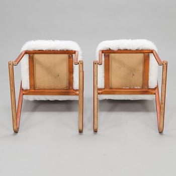 A pair of late 20th century chairs for TUA Möbler Tibro.