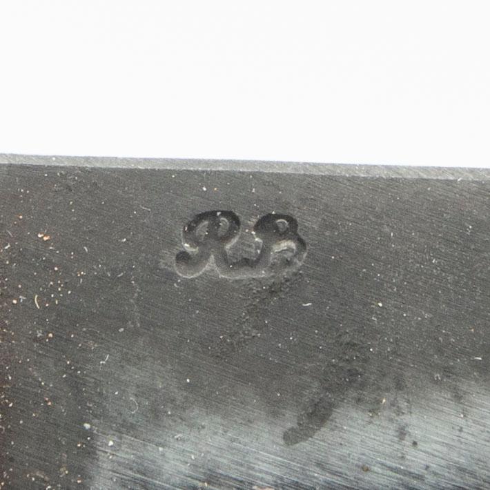 Birger Johansson, "Wiltkniven", half-horn knife, signed -19.