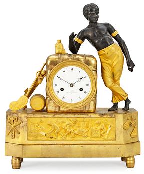 A Swedish Empire mantel clock by G. Undén.