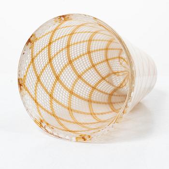 Dino Martens, vas, glas, "Reticello", Aureliano Toso, Murano, Italien.
