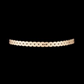 ARMKED, 14K guld. Kellomiehet 1976. Vikt ca 11,0 g.