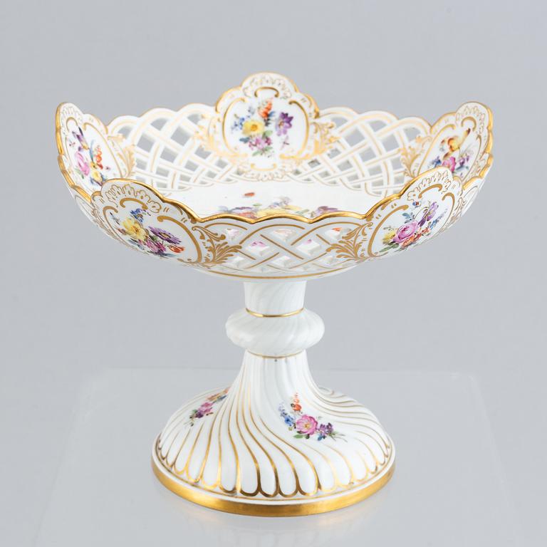 Servisdelar, 17 stycken, porslin. Meissen, 1900-tal.