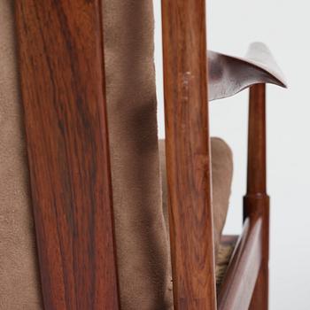 Ib Kofod-Larsen, a pair of "Samsö" easy chairs, Olof Perssons Fåtöljindustri (OPE), Sweden 1960's.