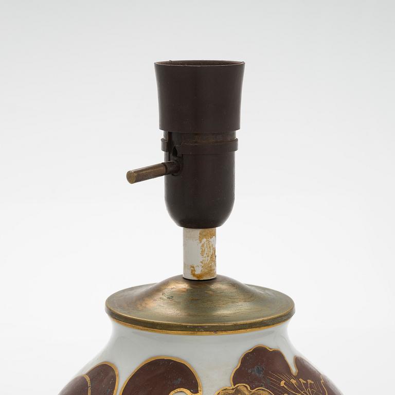 Thure Öberg, bordslampa, signerad T. Ö. Arabia.