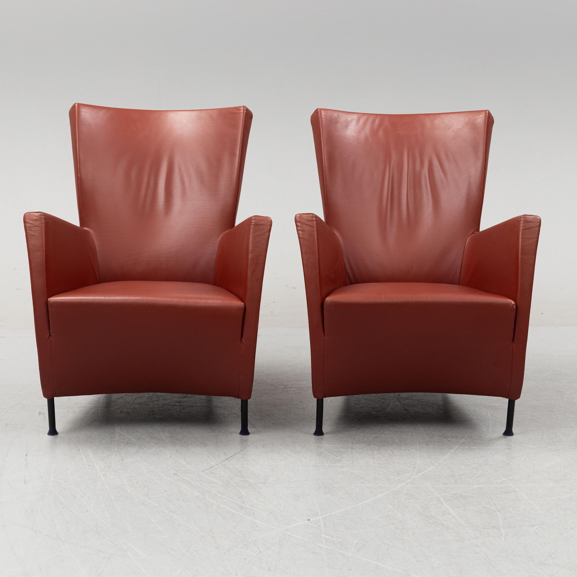 Gijs Papavoine, a pair of 'Windy' lounge chairs from Montis, Netherlands.
