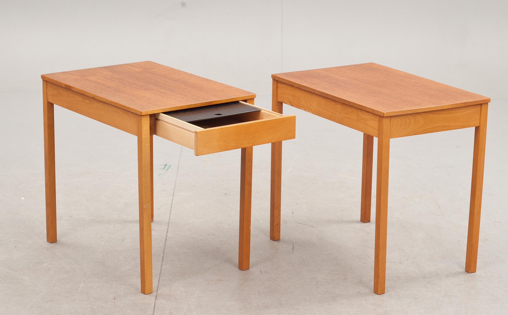 LAMPBORD, ett par, Tingström Bra Bohag. 1960-tal.