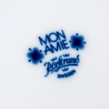 TEE-JA KAHVIKALUSTE, 34 osaa, posliinia, "Mon Amie" Marianne Westman.