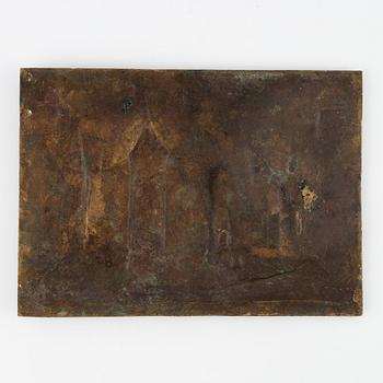 Relief, bronze. probably, 19th Century.