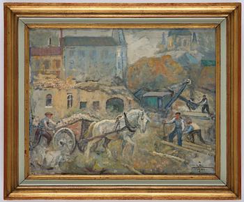 Acke Åslund, Worker out in the field.