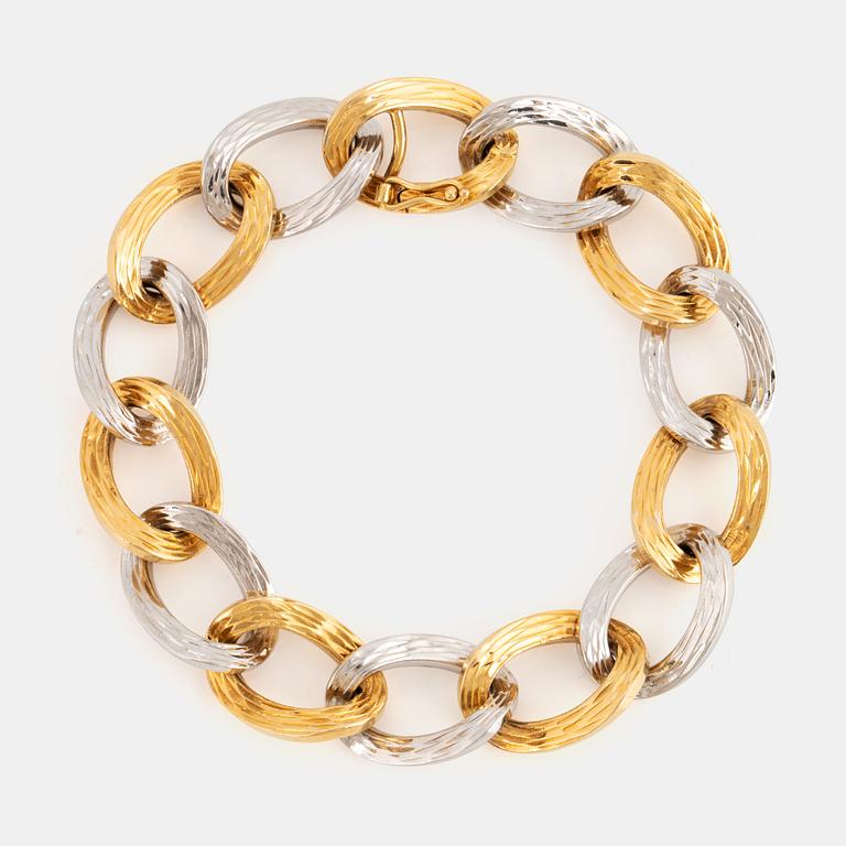 Armband 18K guld och vitguld.