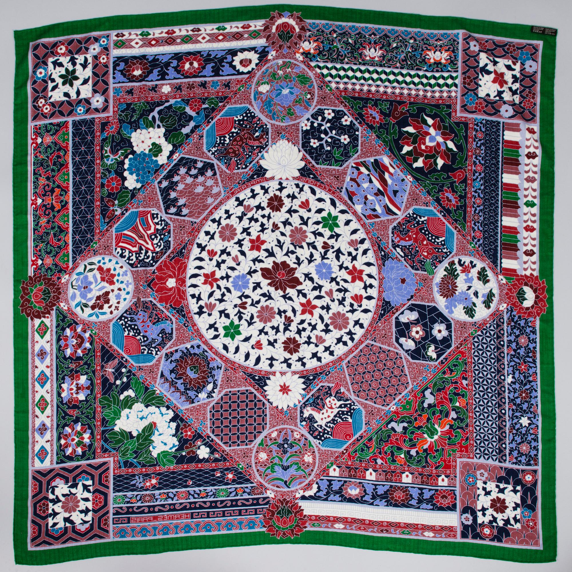 HERMÈS, "Collections Imperiales", HUIVI, 140 x 140 cm.