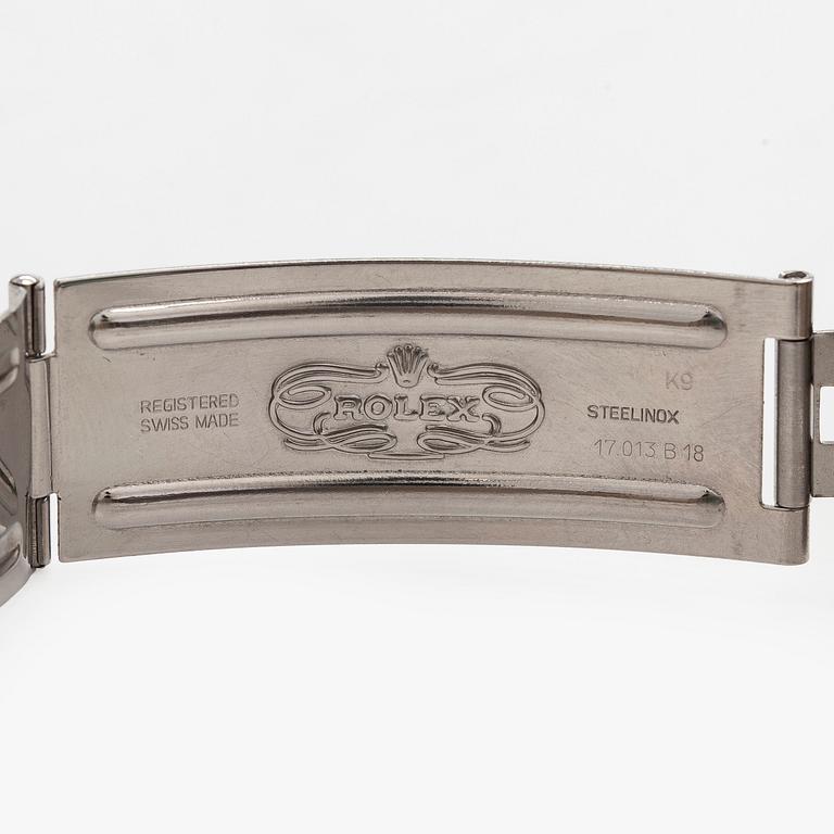 Rolex, Oysterquartz, Datejust, "Diamond Dial", wristwatch, 36 mm.