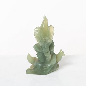 Samling stenfigurer, åtta stycken, Kina, 1900-tal/samtida.