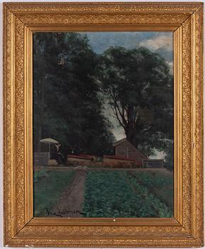 Alma Holsteinson, Under the parasol.