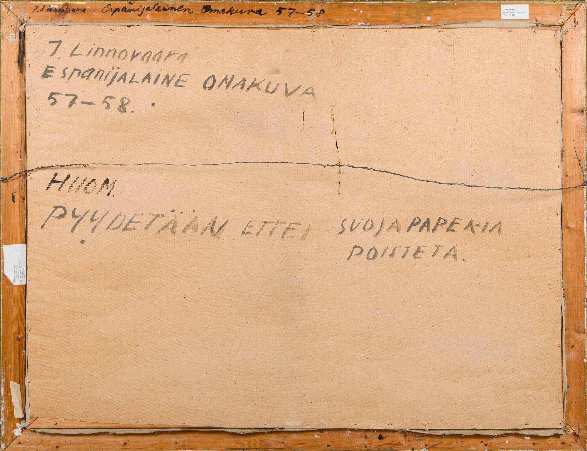 Juhani Linnovaara, "Spanskt Självporträtt".