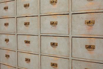 A drawer compartment, first half of the 20th century.