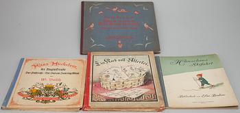 LASTENKIRJOJA, 4 kpl, saksankielisiä, m.m. Elsa Beskow, Saksa, 1900-luvun alku.