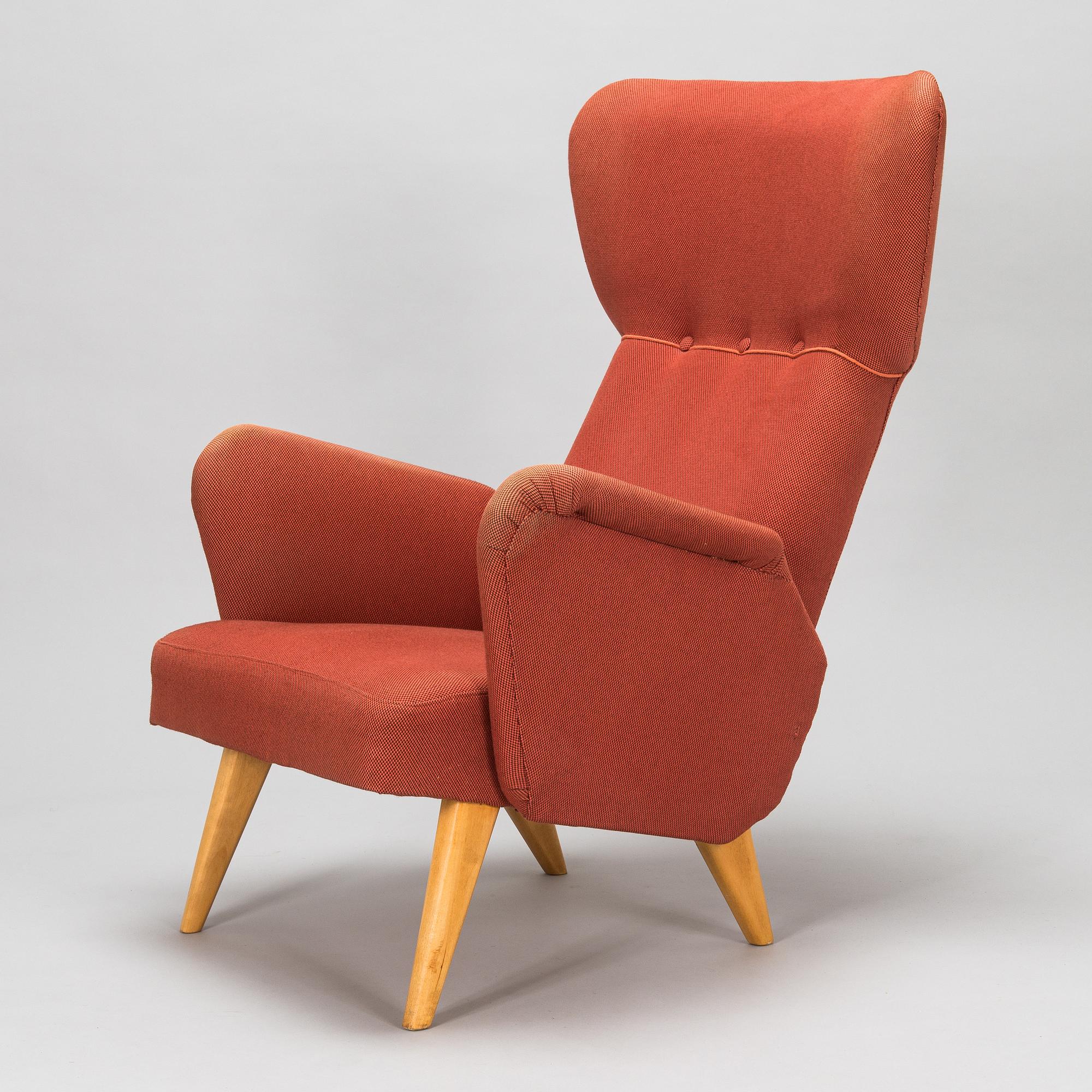 Carl Gustaf Hiort af Ornäs, A 1940s armchair for Hiort Tuote Puunveisto, Finland.