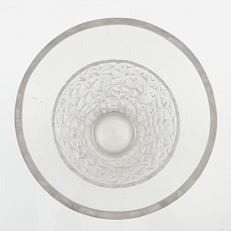 René Lalique,  vas "Ibis" signerad Frankrike 1900-talets andra hälft gjutet glas.