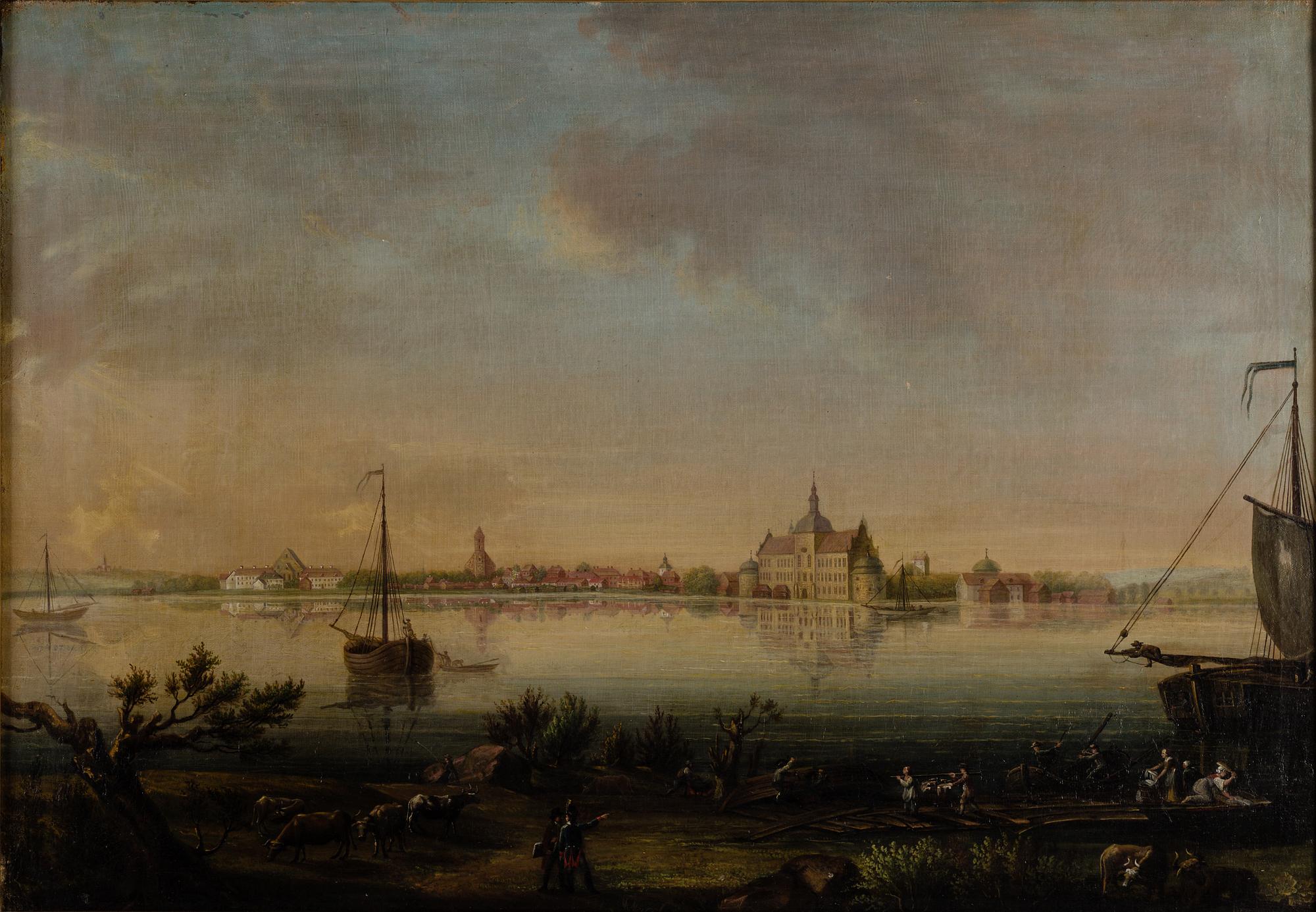 SVENSK KONSTNÄR, tidigt 1800-tal. olja på duk.