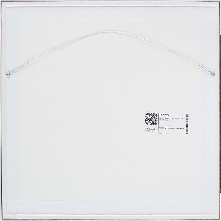 Hans Wigert, etching with watercolour, signed.