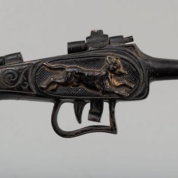 A 19th century cast iron boot jack.