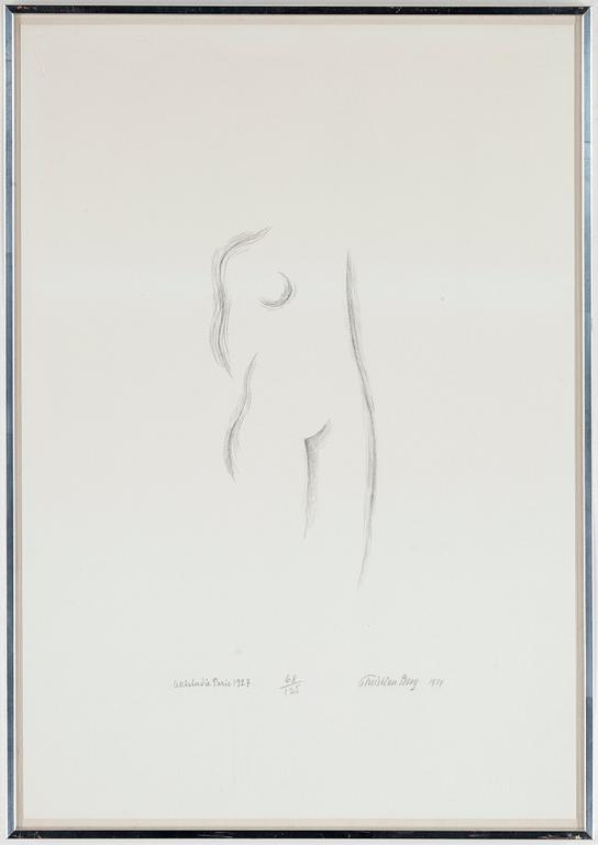 CHRISTIAN BERG, lithographs, 3, signed 68/125.