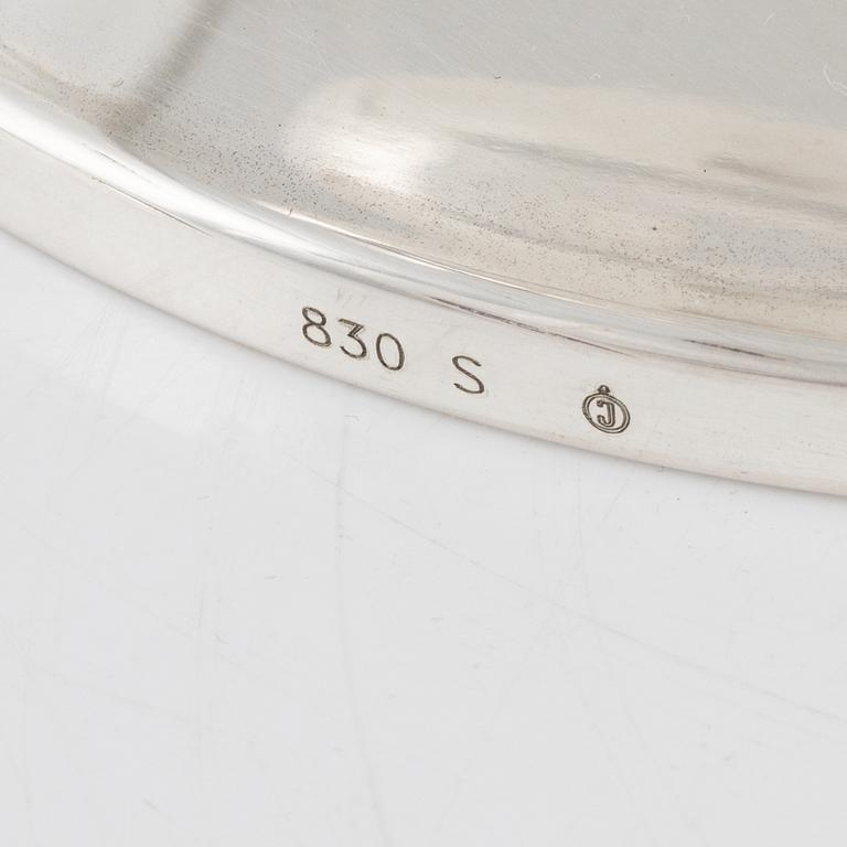 A Norwegian Silver Candelabra, Karl Jørgen Otteren, late 20th century.
