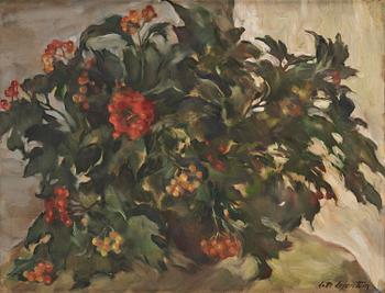 935. Lotte Laserstein, Still Life with Rowan Berries.
