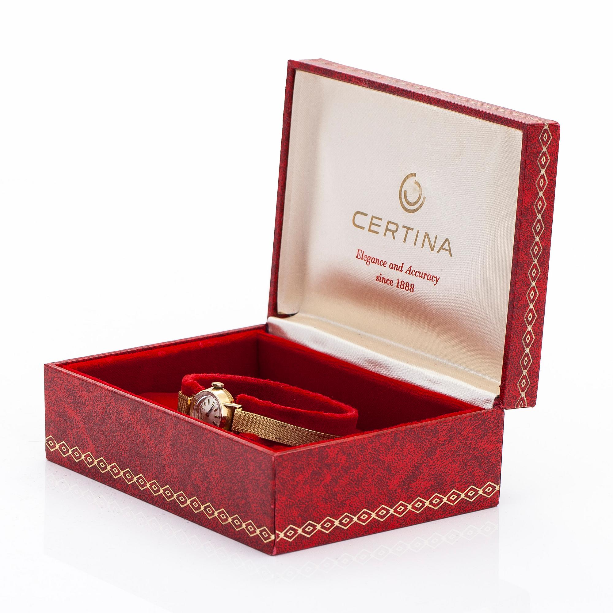 Certina, armbandsur, 17 mm.