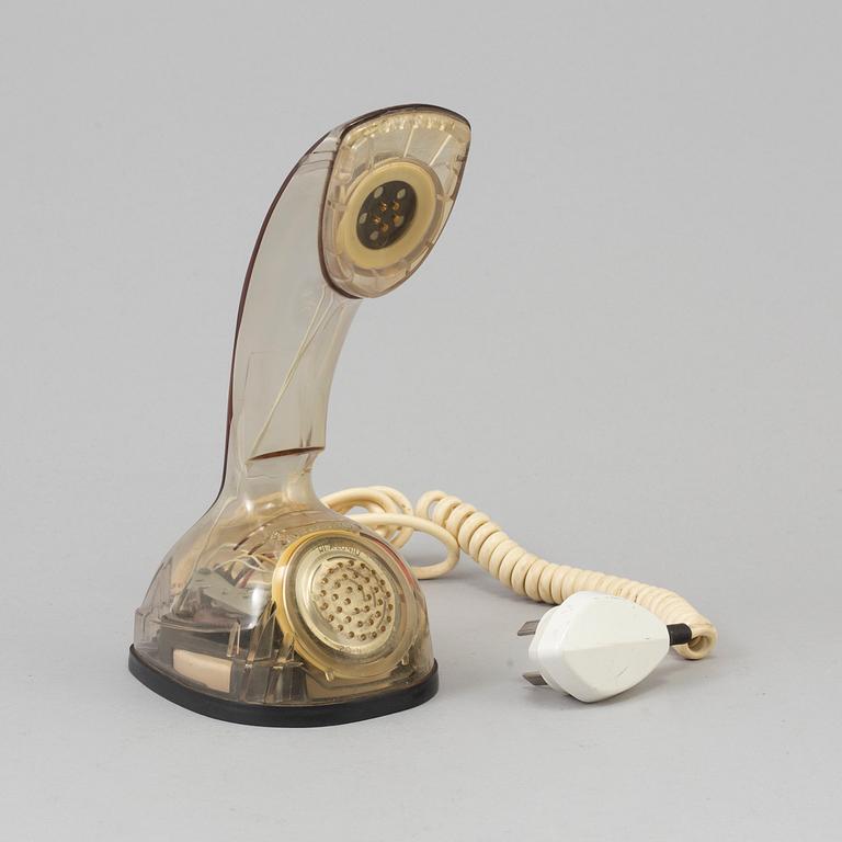 A 'Cobra'/'Ericofon' phone designed by Hugo Blomberg, Ralph Lysell, Gösta Thames. LM Ericsson.