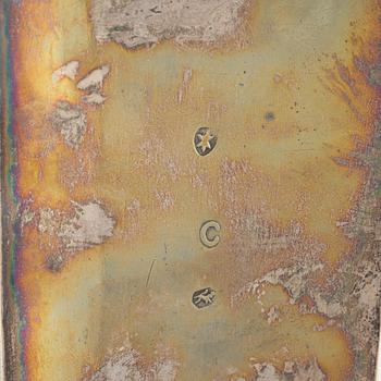 Skrin, bägare samt gräddkanna, silver, bl a GAB, Stockholm 1935.