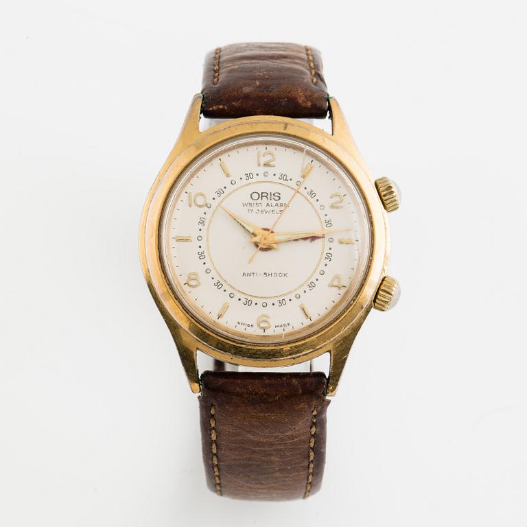 Oris, Wrist Alarm, wristwatch, 34 mm.