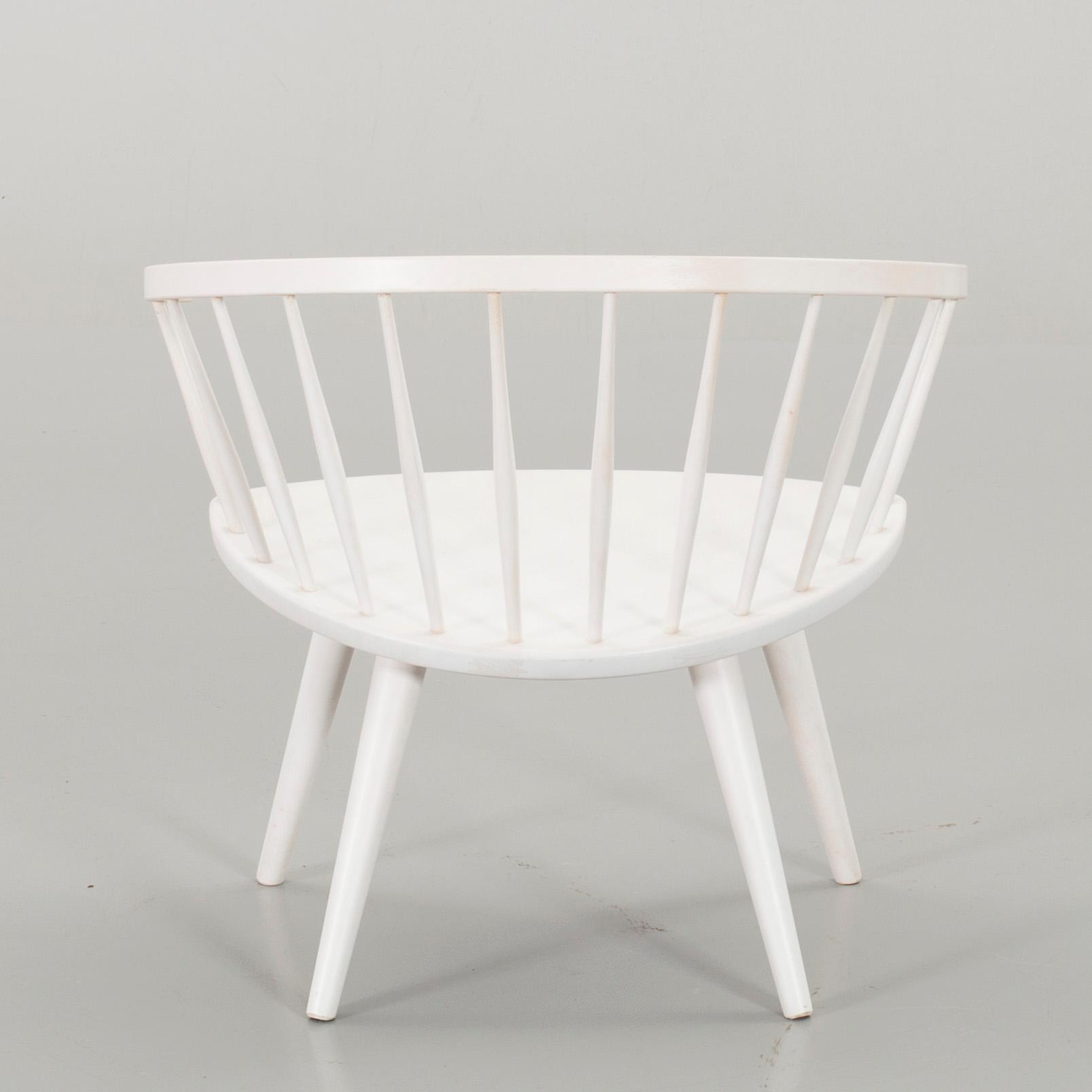 An Yngve Ekström "Arka" lounge chair, designed 1955, Stolab Sweden.