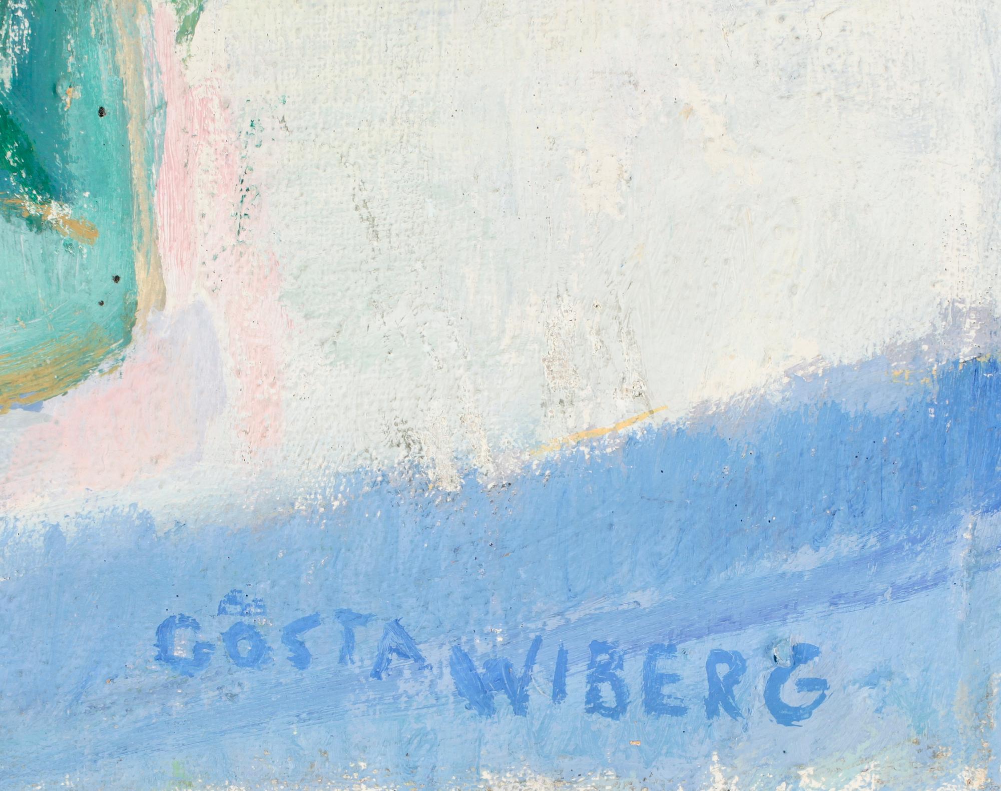 GÖSTA WIBERG, olja på duk, sign.