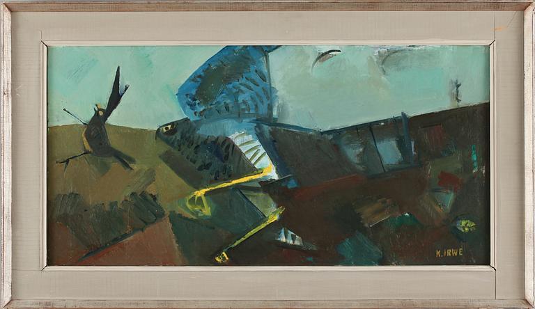 KNUT IRWE, olja på duk, signerad.