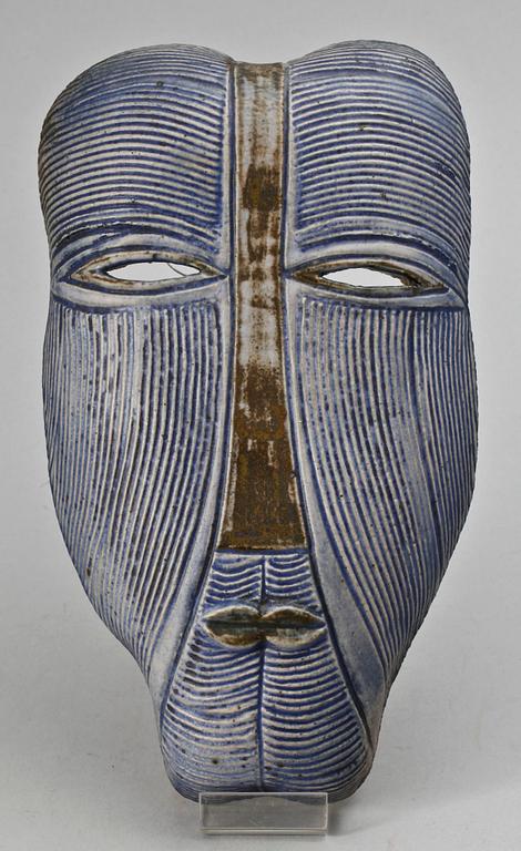 MASK, stengods, 'Afro' Lisa Larson Gustavsberg.