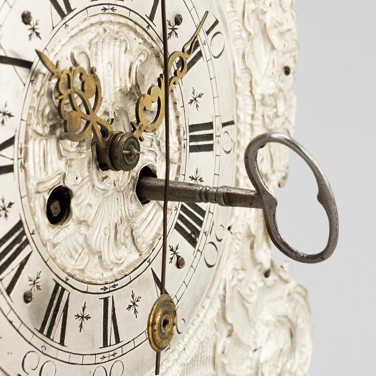 CLOCK WITH VERGE ESCAPEMENT, rococo, 18th century.