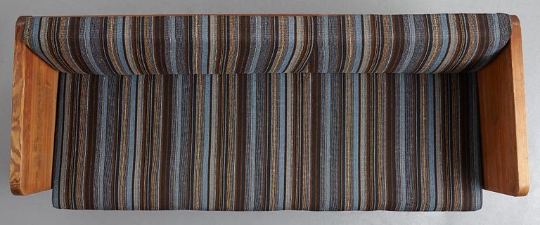 Axel Einar Hjorth, a stained pine "Lovö" sofa, Nordiska Kompaniet, Sweden 1930's.