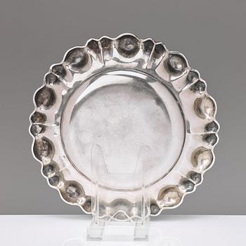 Assiette, silver, Österrike-Ungern 1900-tal.