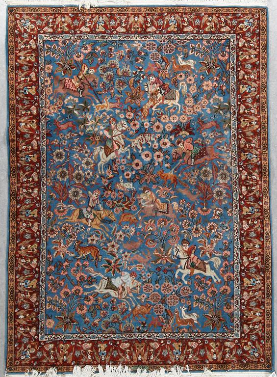 MATTA, sannolikt Isfahan figural, ca 233x170 cm.