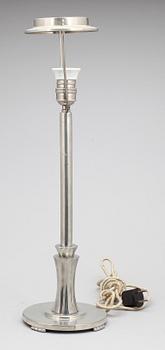 BORDSLAMPA, tenn, art déco, 1920-tal.