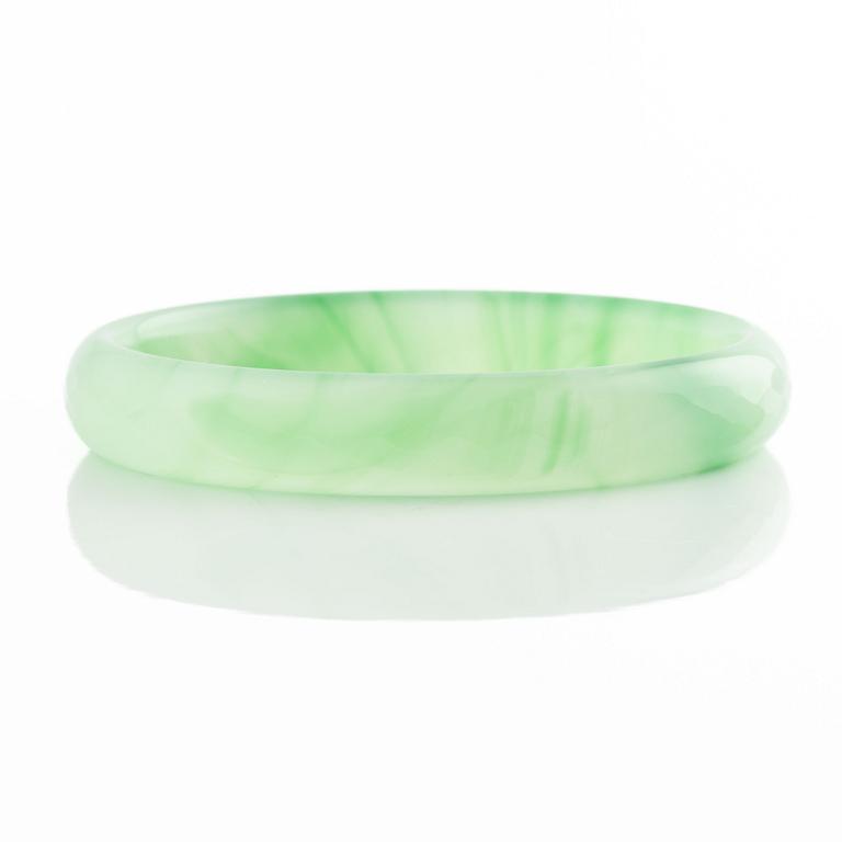 Jade bracelet.