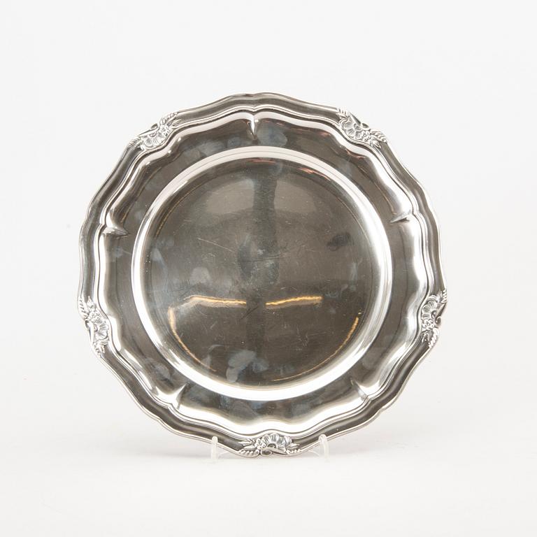 Two Danish silver dishes.