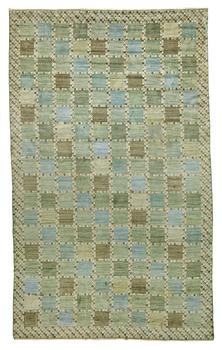 187. Barbro Nilsson, A CARPET, "Gröningen", knotted pile, ca 604,5 x 361,5-366 cm, signed AB MMF BN.