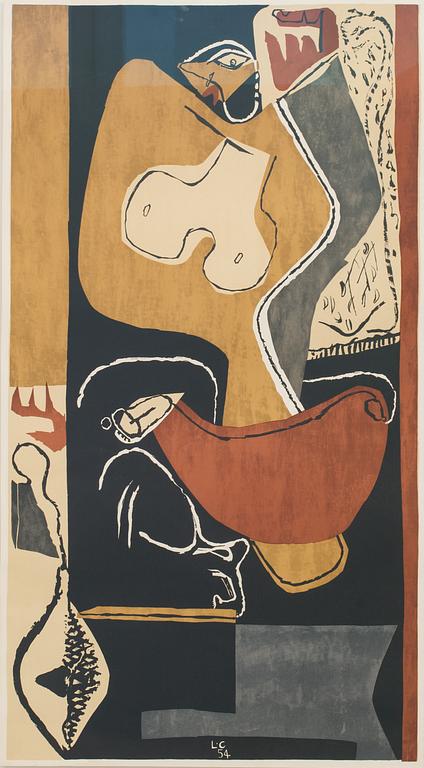 LE CORBUSIER, after lithograph in colours.